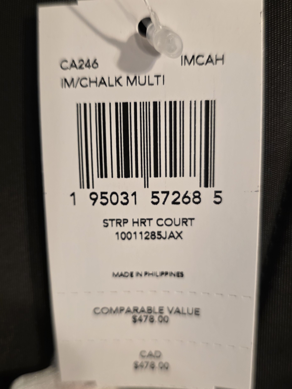NWT - COACH Pink & White Heart Logo Leather Mini Backpack - Picture 6 of 9